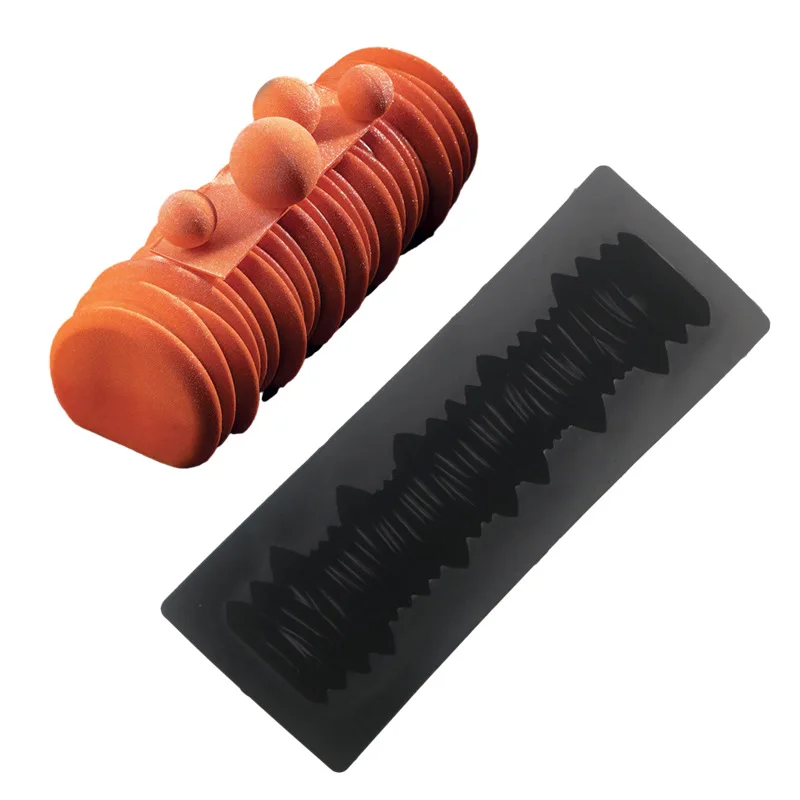 DIY New Style Swiss Roll Dessert Handmade Mousse Cake Silicone Mold