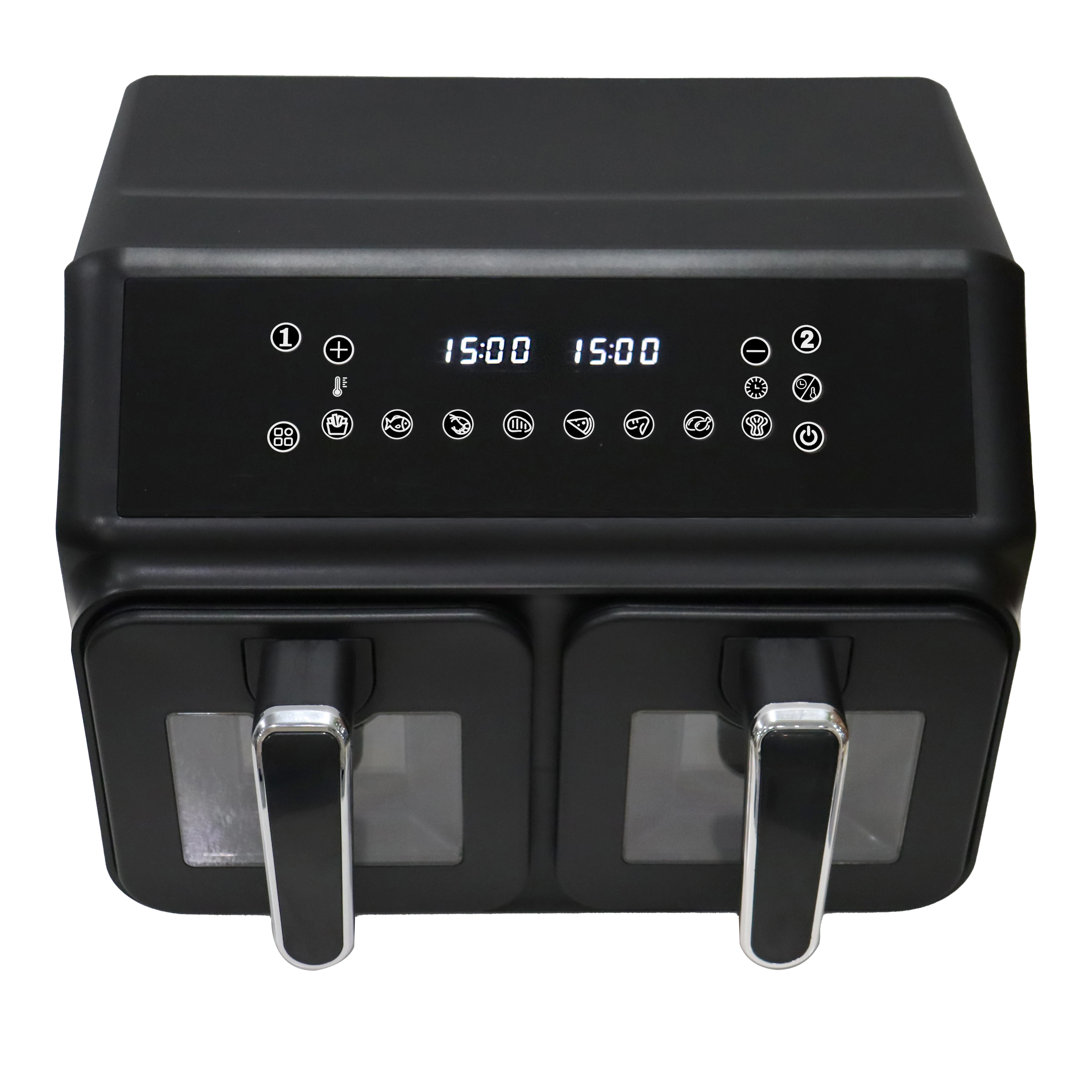 8l Dual Double Basket Electric Deep Air Fryer With Two Cooking Zones 2 Basket Air Fryer Electric 2023 New Modern