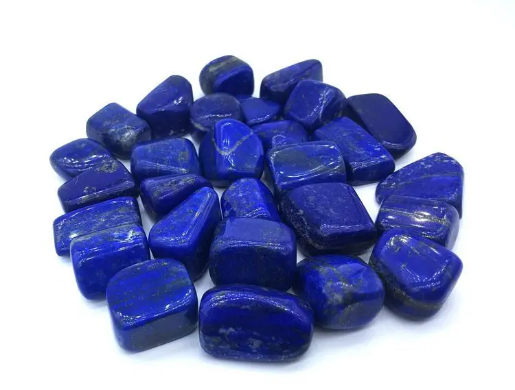 Hot Selling AAA Grade Lapis Lazuli Tumbled Stone Bulk Wholesale Natural Lapis Lazuli Tumble Stone Lapis Lazuli Healing Stone