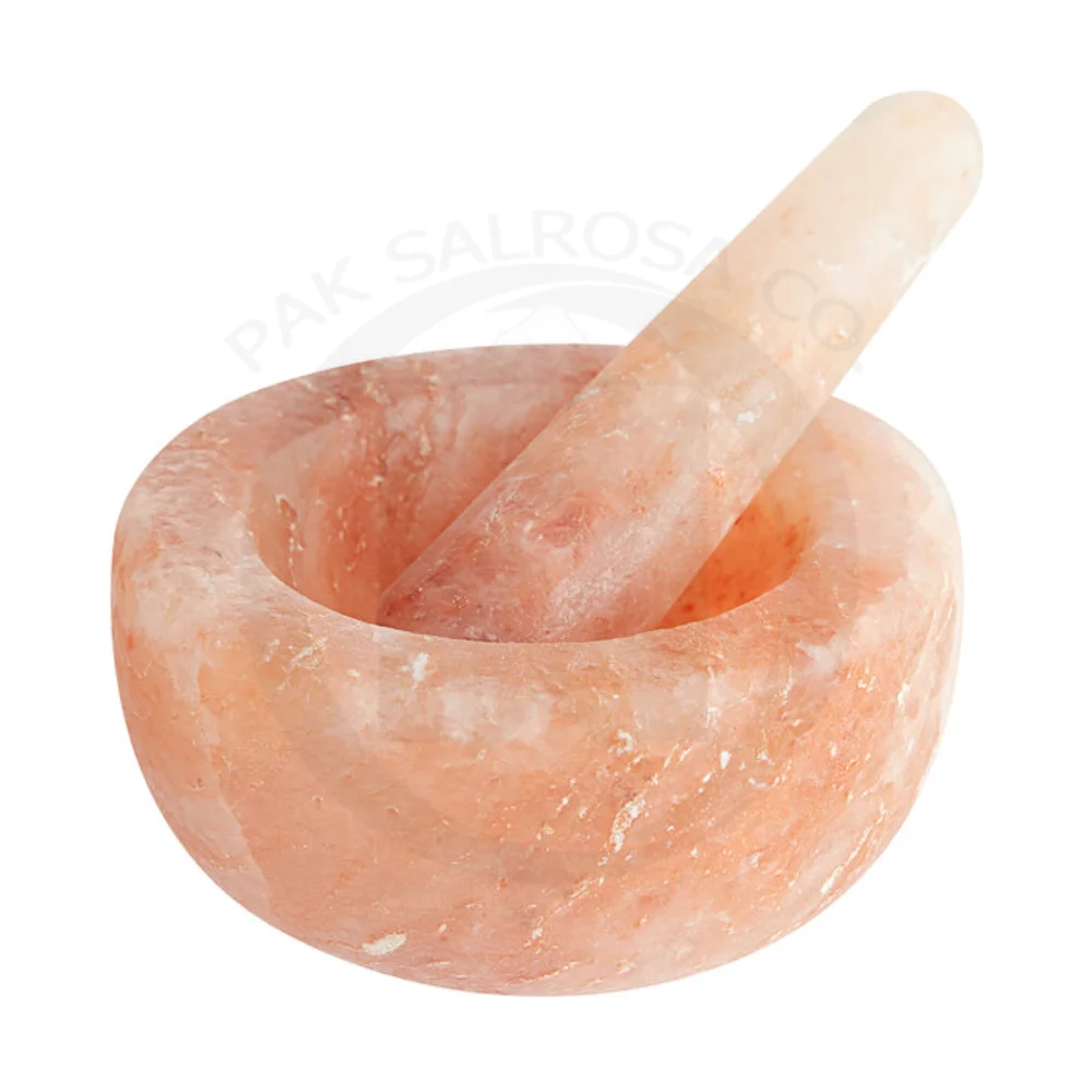 Himalayan Salt Kitchen Mortar and Pestle For Grinding Herb For Sale Premium Salt Products Manufacturer From Pakistan