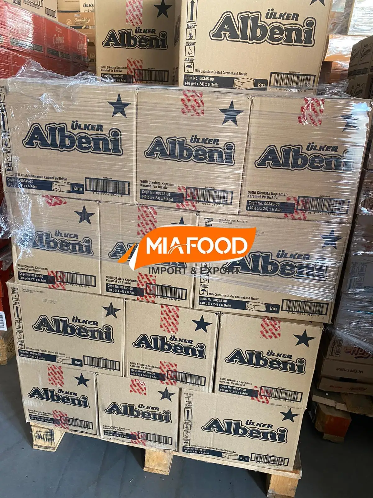 Ulker Albeni Tane Tane Milk chocolate Coated Caramel And Biscuits 29 gr x 24 Fresh Date and Quality Service From Turkey