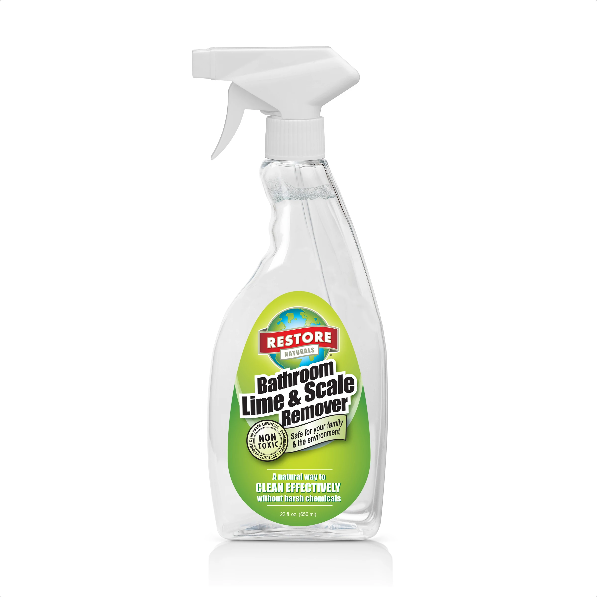 Non-toxic, Plant-Based Bathroom Lime & Scale Remover (22 fl. oz. / 6 pack)