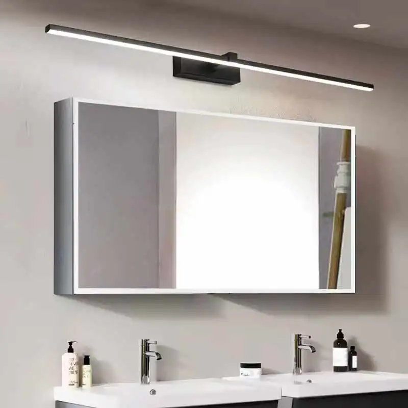 Modern simple bathroom mirror light led wall light mirror dressing table lighting toilet wall lamps