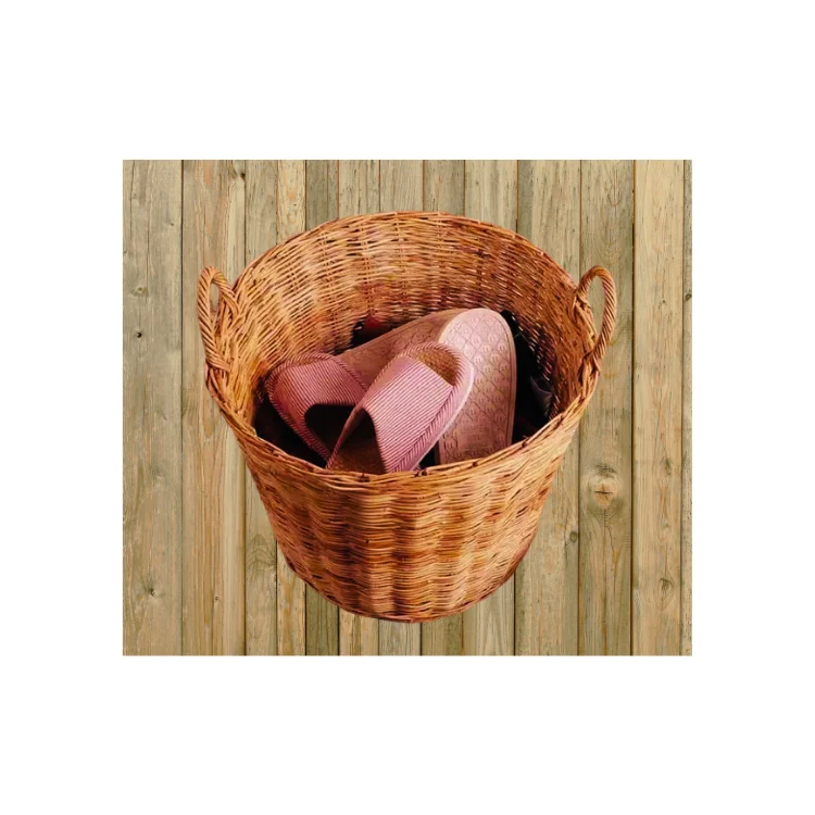 Handcrafted Rattan Baskets Good Quality Eco-Friendly Sundries Handicraft Custom Designs Vietnamese Manufacturer