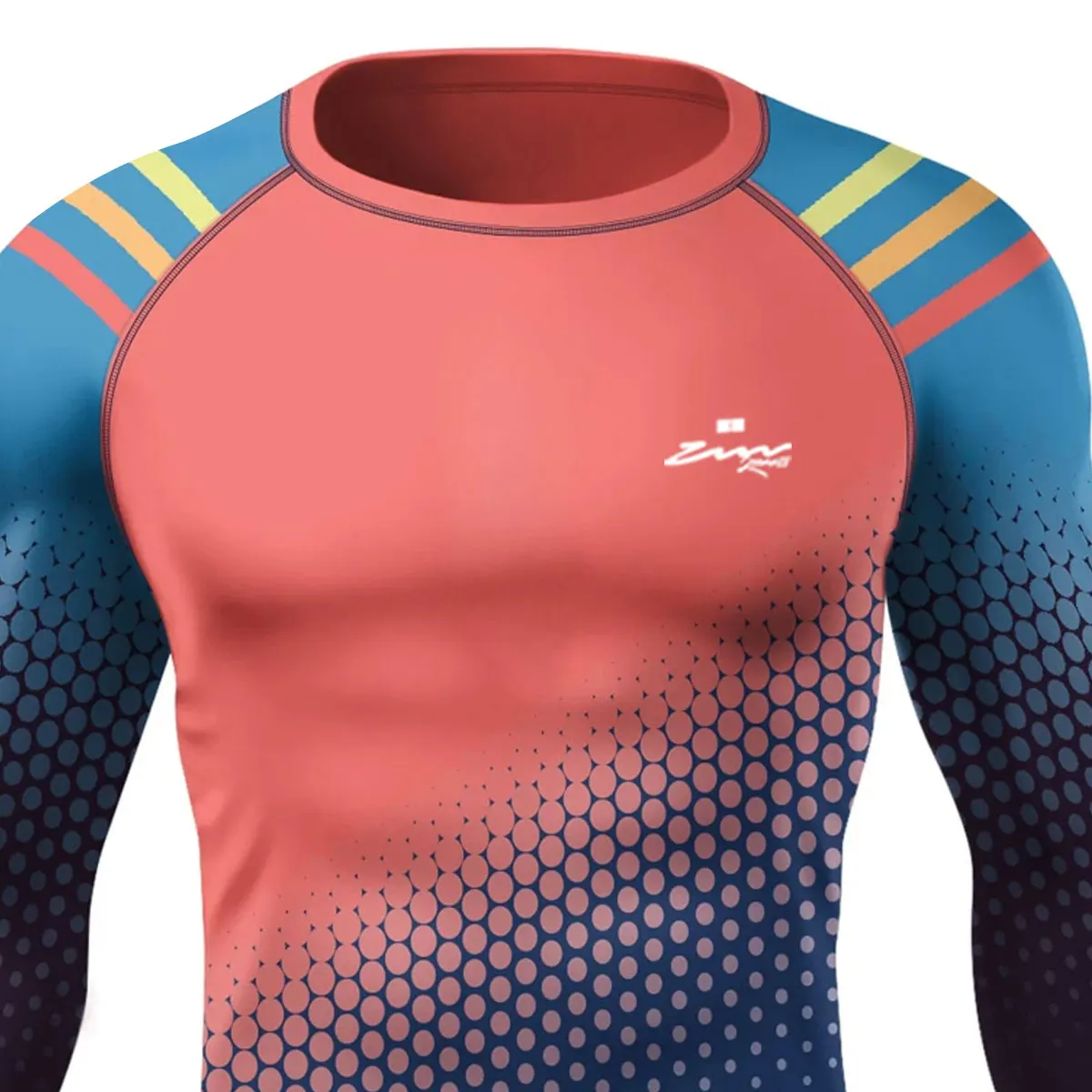 Rash Guard Adults with Custom Logo Sun Protection Breathable Comfortable MMA Rash Guard in Super Stretch