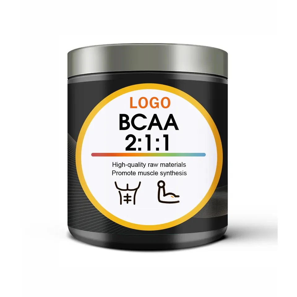 Amino Acids Healthcare Supplements For Bodybuilders Muscle Up Halal Raw Material Private Label BCAA Powder 2:1:1