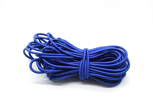 Factory Manufacturer 10 Meters Outdoor 8mm 12mm 15mm Custom Sport Round Thick Stretch Bungee Latex Elastic Rope Cord String