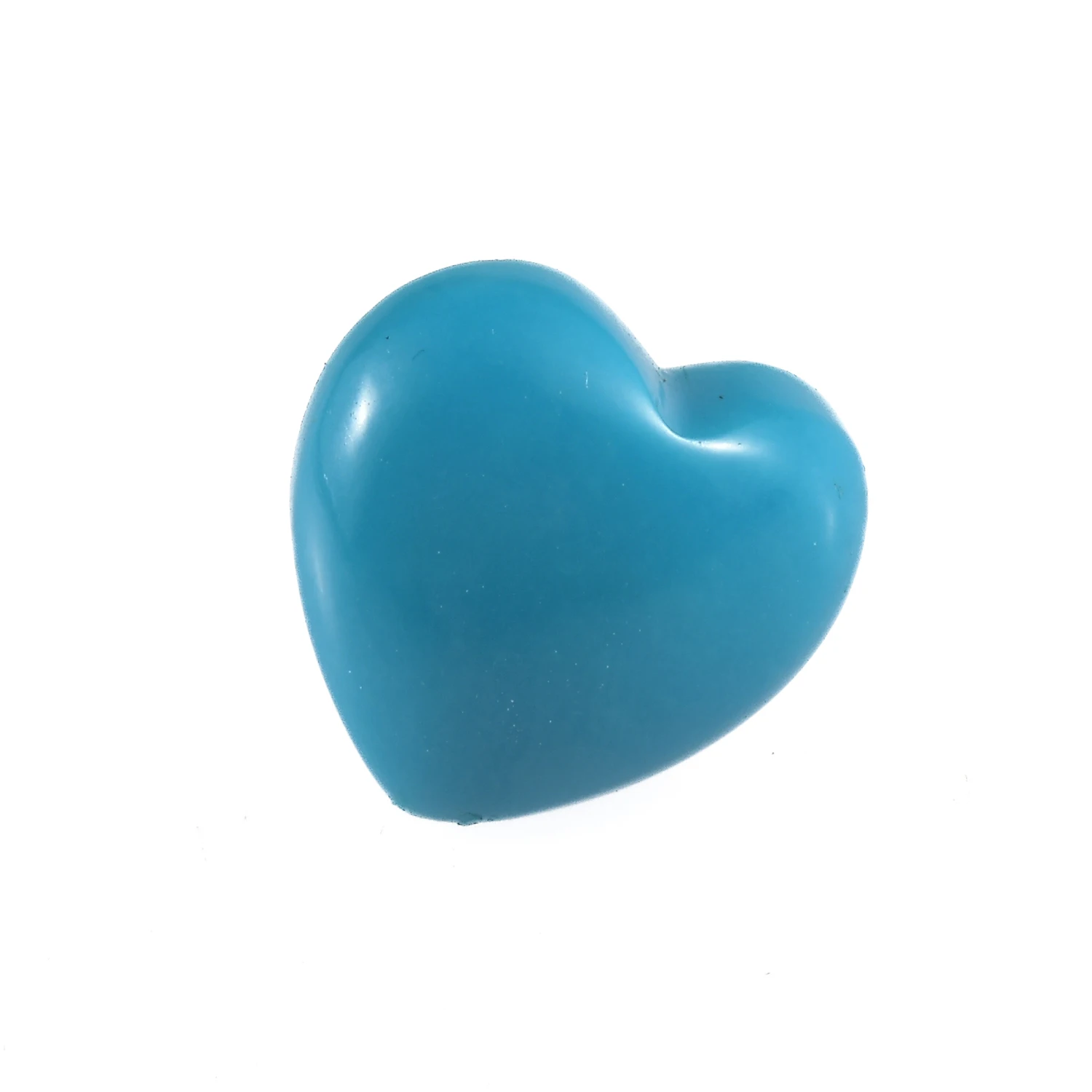 Natural Sleeping Beauty Turquoise 12mm Smooth Heart Shape Cab Arizona Turquoise Cabochon Loose Gemstone at Wholesale Price