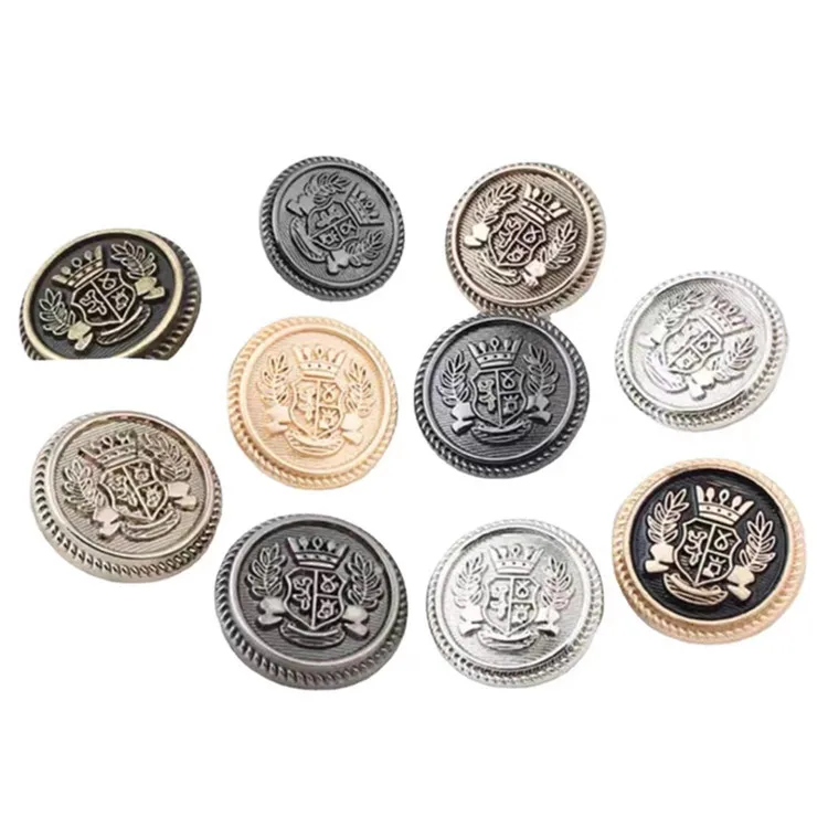 New Arrival 2024 Custom made OEM Metal Buttons Top Quality material with customized colors and Size New Stylish Metal Buttons