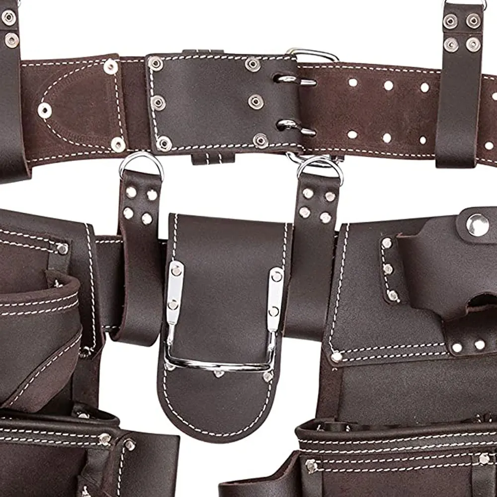 Professional Best Quality Tool Bag Tool Kit Belts with Belt for Sale Premium Quality Mens PU Leather Leather Products PK 25 Pcs