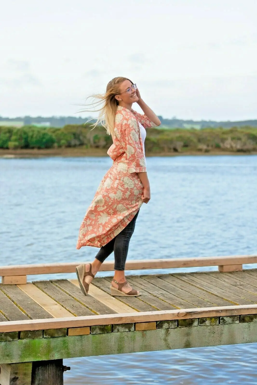 Anokhi Floral Cotton Kaftan Bathrobe Indian Long Dressing Gown Animal Printed Kimonos Robes For Women Sexy Nightwear  Dresses