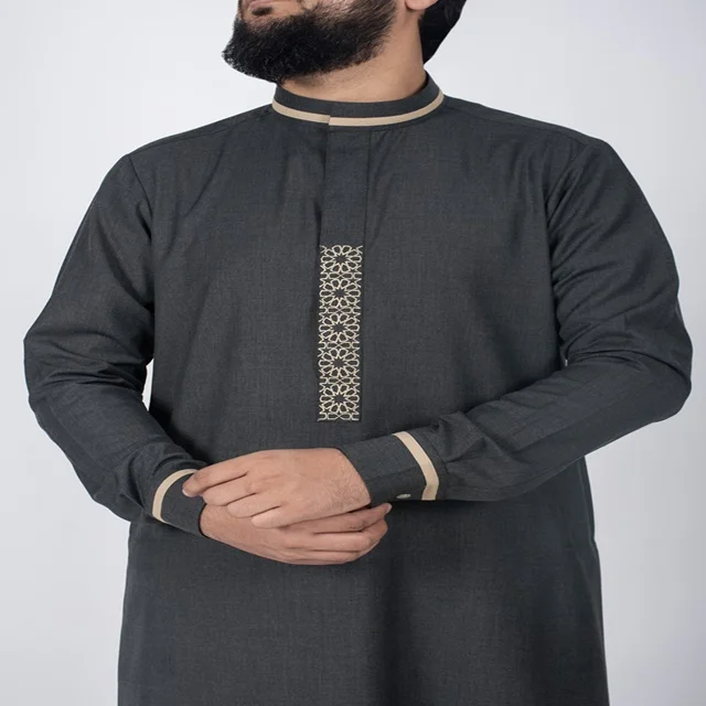 Al Daffah Thobes-любой узор с длинными рукавами для мужчин Jubba Thobe 100% Высокое качество