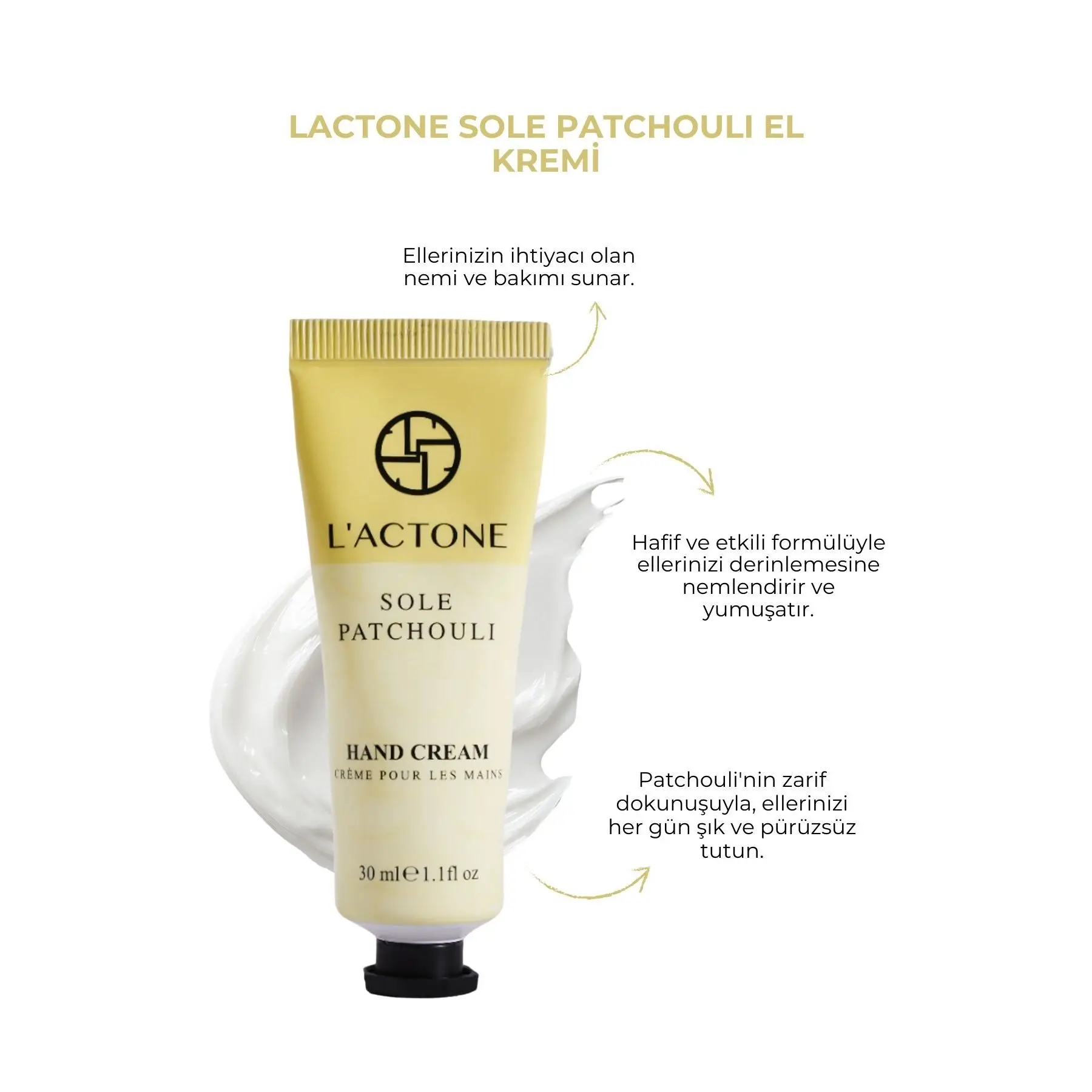 Sole Patchouli Hand Cream 30 ml / El Kremi