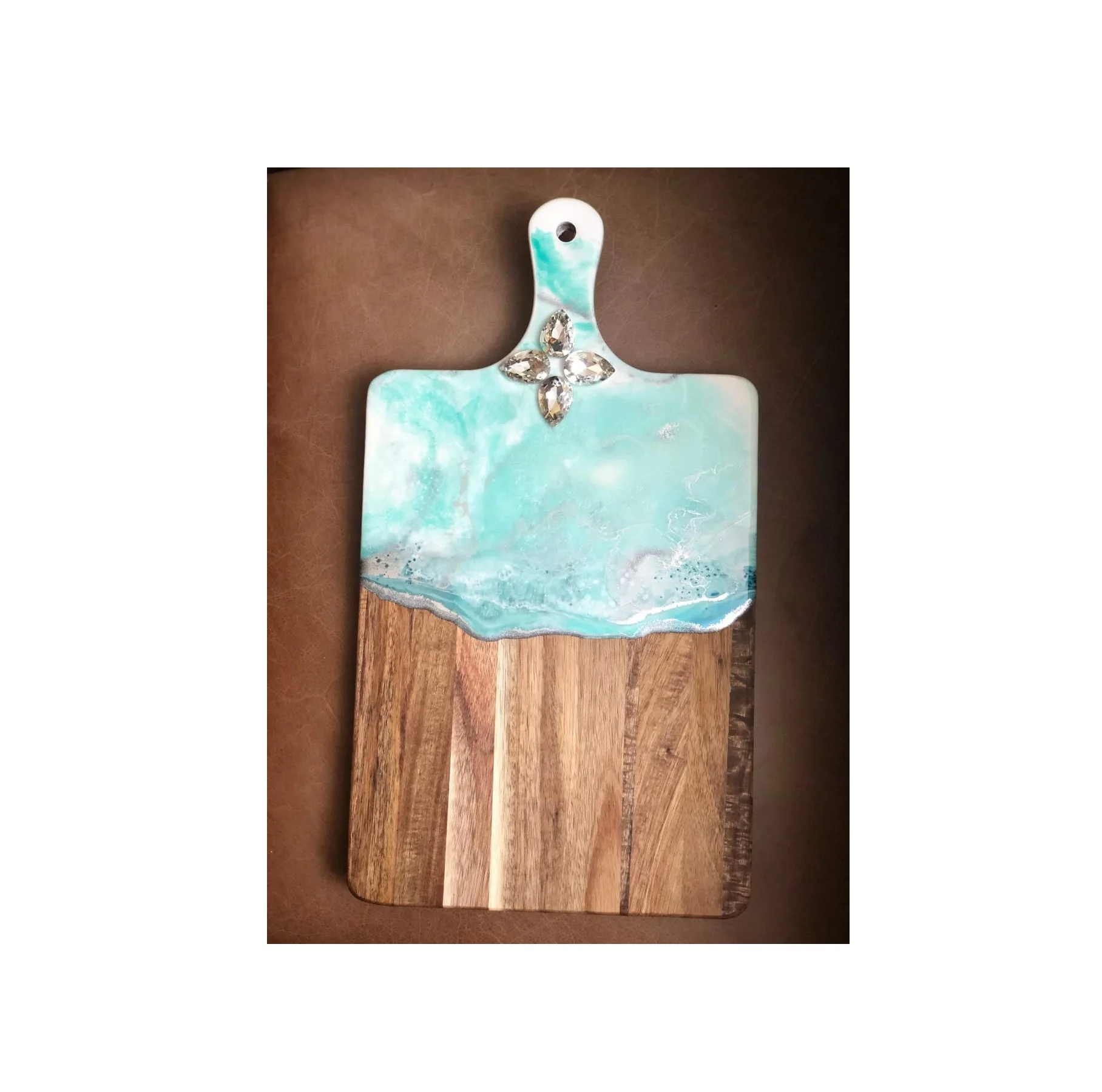 Wood and Resin Cutting Boards Best Stylish Olive Wood Chopping Board for Home Hotel Vegetable Meat Cutting Board