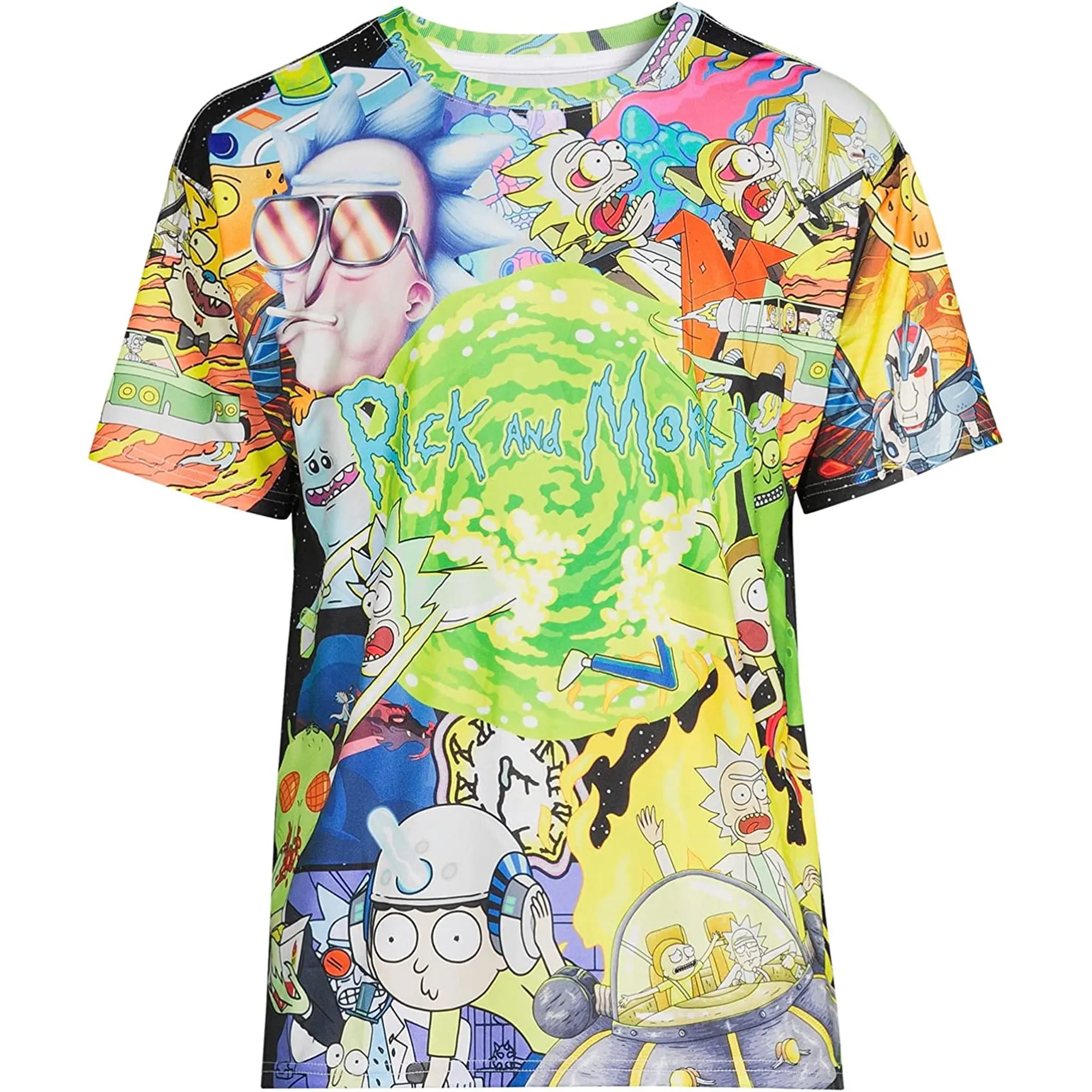 Wholesale Customized Splatter Paint Black All Over Adult T-Shirt sublimation tshirts