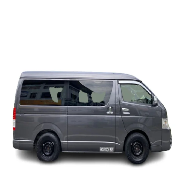 Neatly Used RHD Toyota Hiace High Roof 15 Seater Bus, Accident-Free & Warranty Assurance.