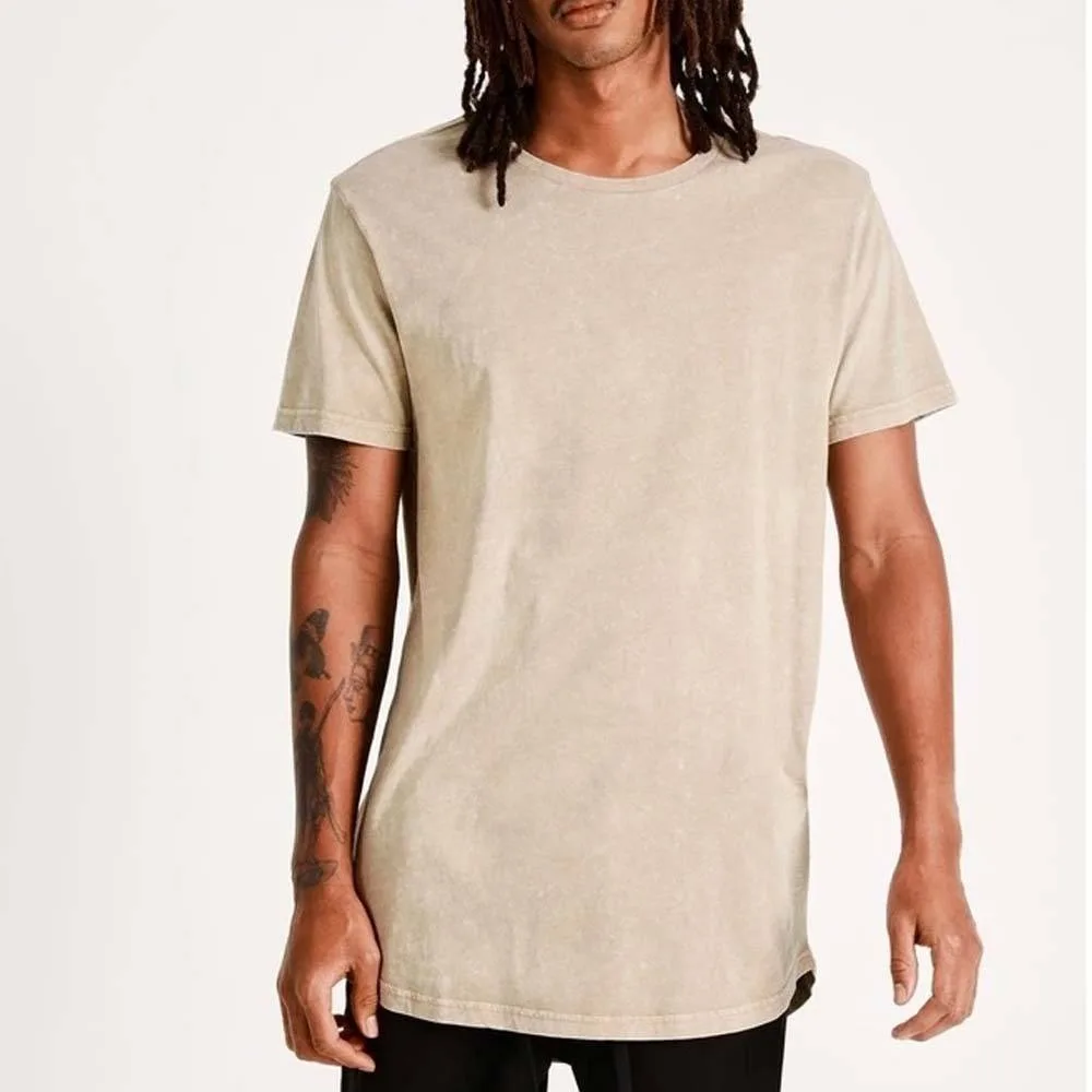 Custom Popular Heavy Weight Acid Washed Black Soft Cotton Quick Dry Casual Blank Vintage T Shirts