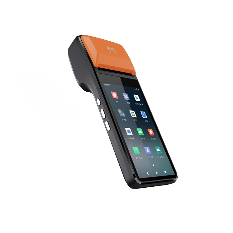 Android 8.1 3G 4 core billing pos terminal cash register handheld mobile pos machine restaurant software pos system