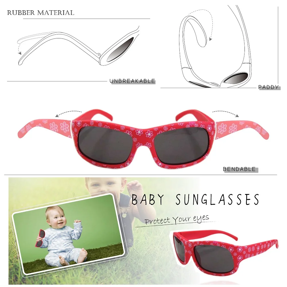 Made in Taiwan TPEE Flexible Frame Kids safety Glasses