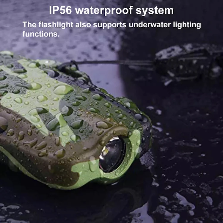 Мини-фонарик с USB водонепроницаемая плазменная зажигалка двойной дугой уличная спортивная ветрозащитная для кемпинга и