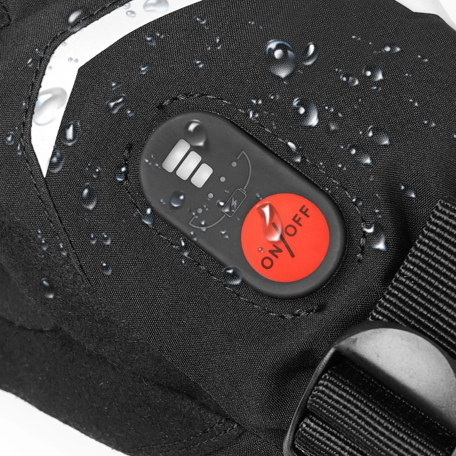 Custom Sports Outdoor Savior Verwarmde Handschoenen UAB Rechargeable Electrical Heater Electric Heated Gloves With Battery