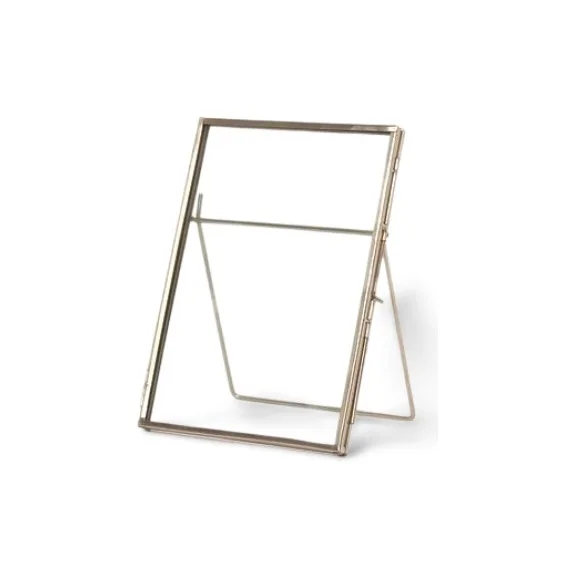 Metal Glass Photo Frame Classic Stylish Handmade Designer Photo Holder Best Quality Tabletop Fancy New Metal Photo Frame