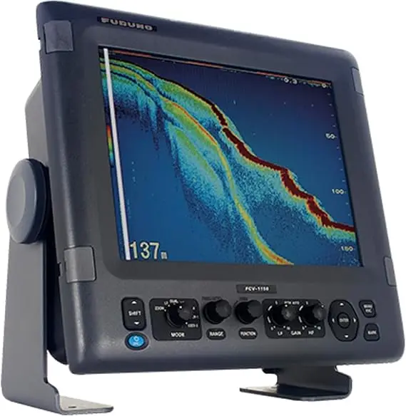 FCV1150 Color LCD 1/2/3KW Transmitter 28-200Khz Operating Frequency Fish Finder