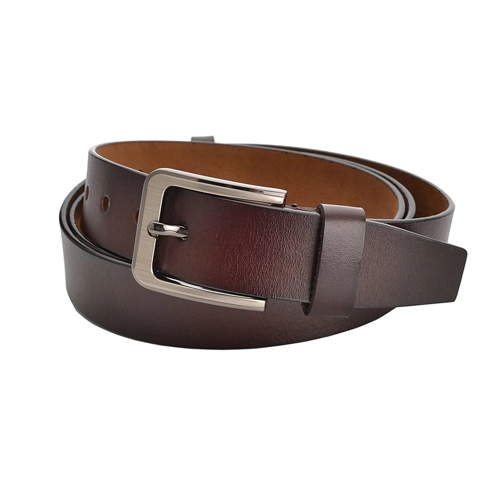 Genuine Leather Belts Famous Brand Belt Men Top Quality Strap Male Metal Automatic Buckle brown dress Belts