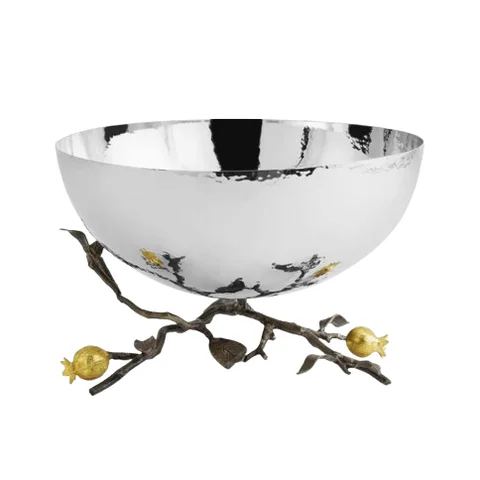 Mini Stainless Steel Fruit Salad Bowl For Hotel Home Restaurant Decorative Table Top Use Serving Bowl