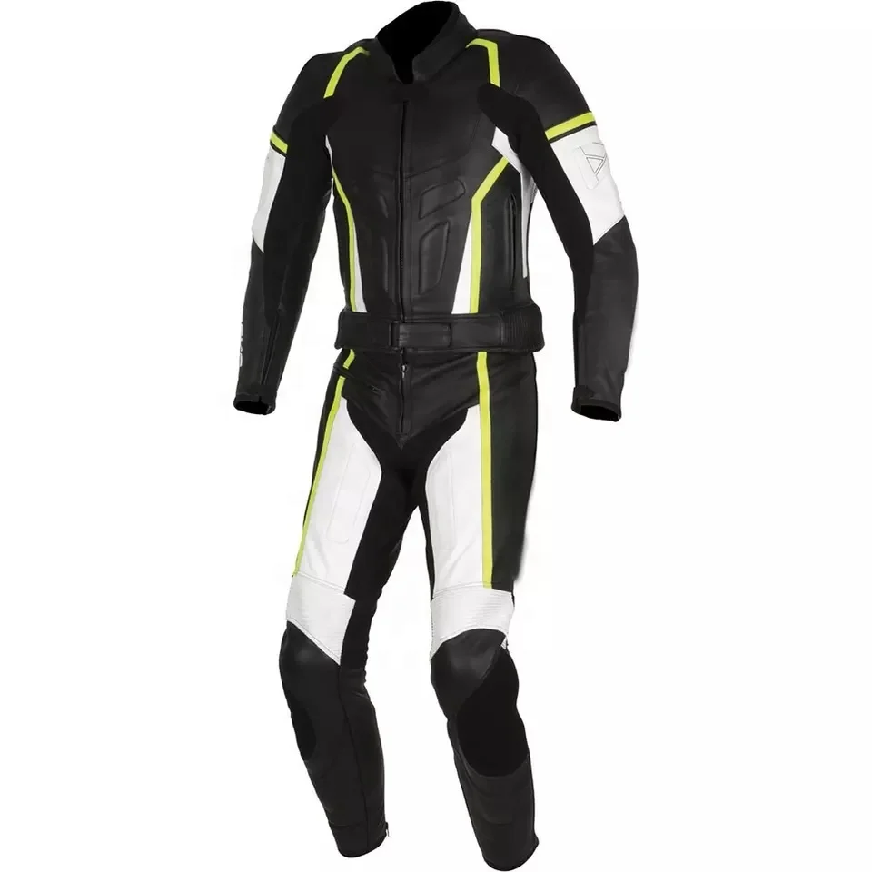 Leather Racing Suit Motorbike yamaha CE Approved Suits