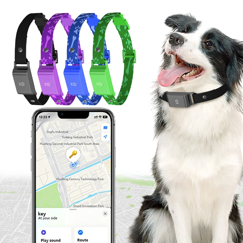 Оптовая Продажа Четыре цвета Водонепроницаемый IPX6 беспроводной GPS трекер Smart Pet Dog Locator 4g ошейник в режиме реального времени отслеживание собаки кошка локатор