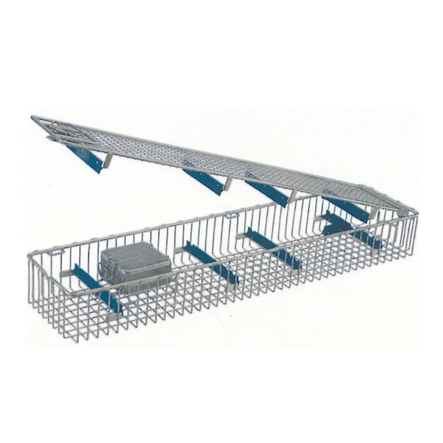 Medical Hollowware EO Sterilization Basket Flexible Endoscopes Healthcare Storage Endoscopy Stone Baskets Tray Steel Surgical