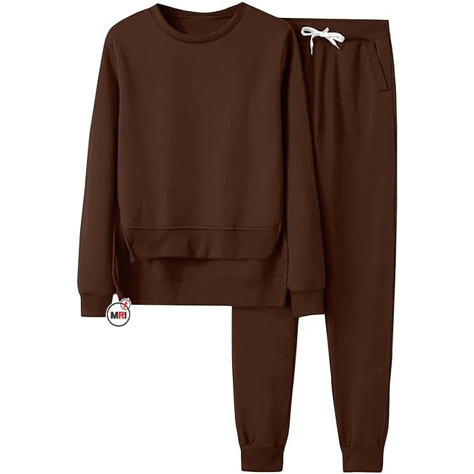 Custom Logo Jogger Running Sportswear Sweat suit Women Tracksuit 2 Pieces Set breathable 100% cotton