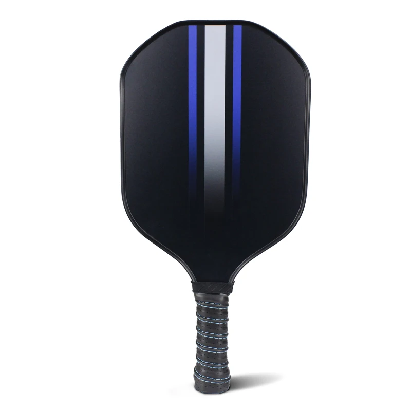 Custom design carbon fiber paddle tennis rackets with VC edge design and shock absorber handle pickleball paddle