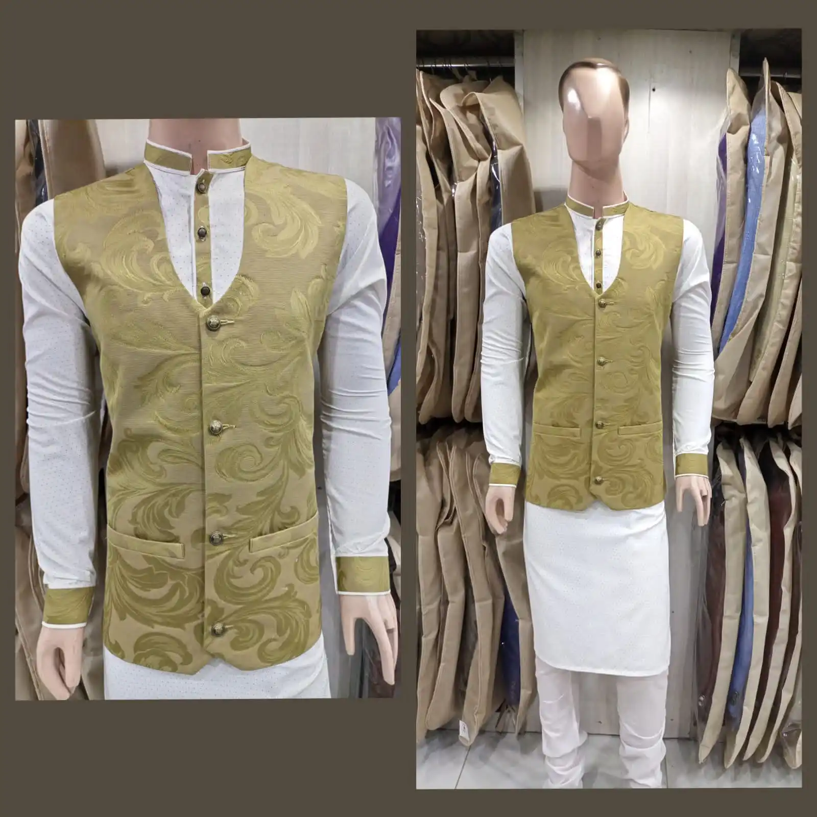 Модная дизайнерская мужская пижама Kurta полный комплект для жениха sherчвани Khoosa Kulla доступен доставки дверей