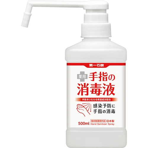 Antibacterial Hand Sanitizer Daiichi Sekken Hand Sanitizer Shower Pump Bottle 500ml For Hand Disinfection With Pump