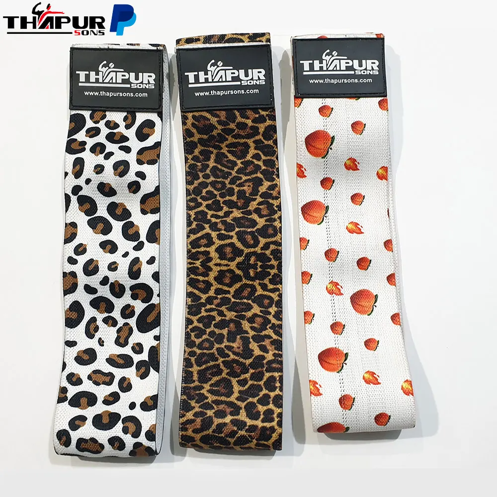 Heavy Resistance Gym Fitness Exercise Bands Set ABS Yoga Stretch Glute Bands for Booty Training with Custom Logo Loop Hip Bands