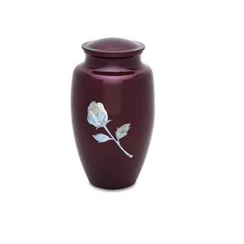 Factory Price Aluminum Metal Cremation Urn for Human Ashes At Wholesale Price From India Memorial Metal Cremation Urns