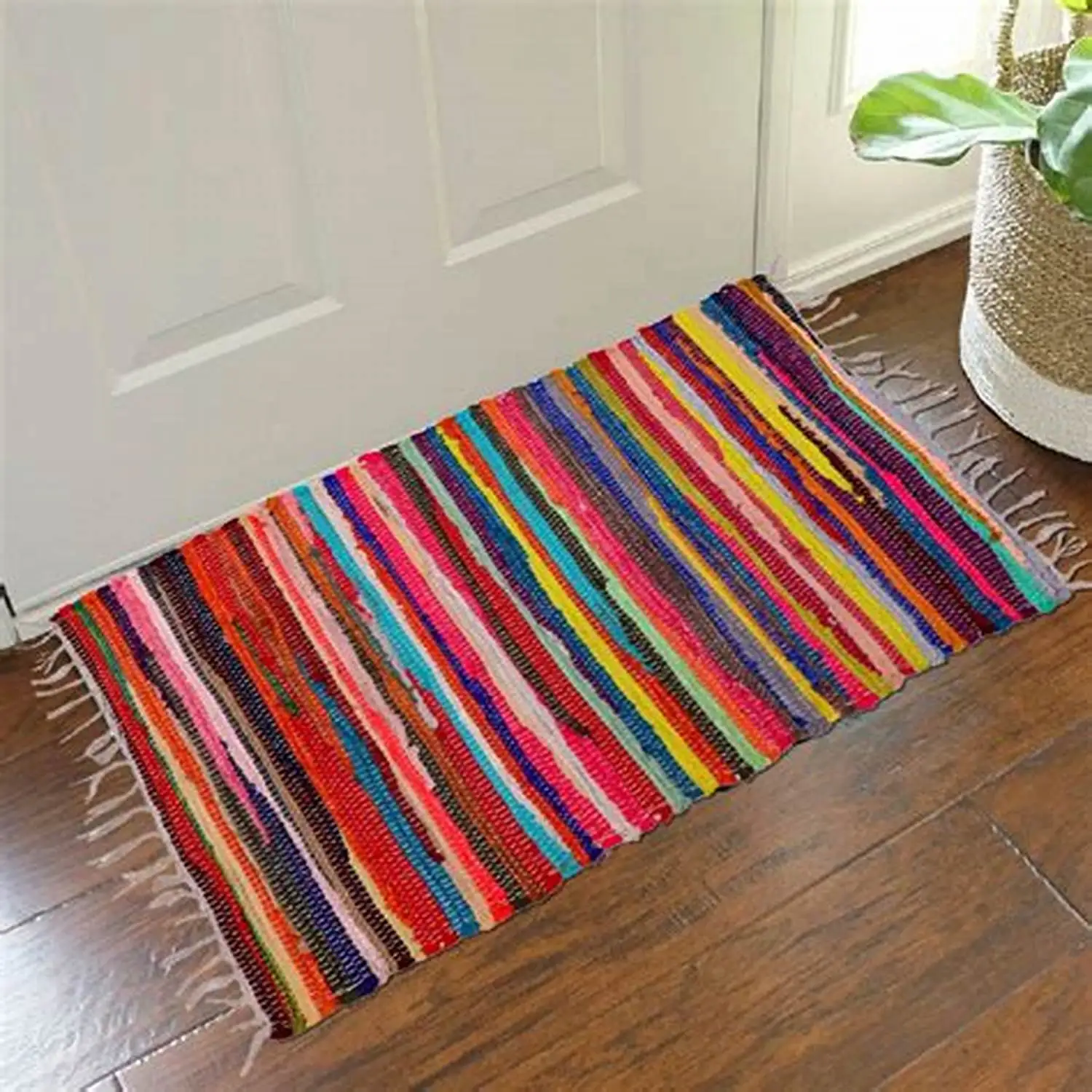 Handmade High Quality 100% Cotton Fiber Door Mats And Bath Mat From India Unique And Durable Door Mats For Your Home Or Bathroom