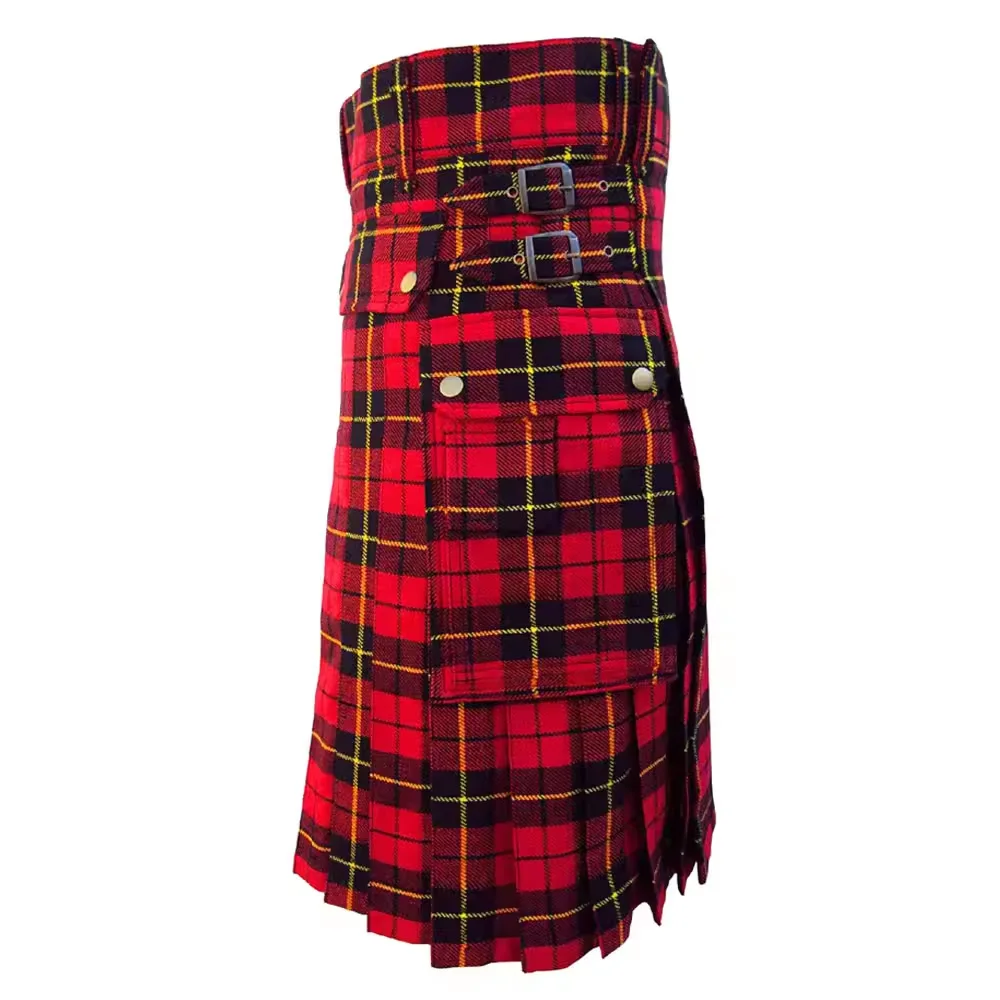 New Mens Scottish Utility Kilt Scottish Fashion Tartan Kilt in Reasonable Price Top Quality New Design Tartan Kilts