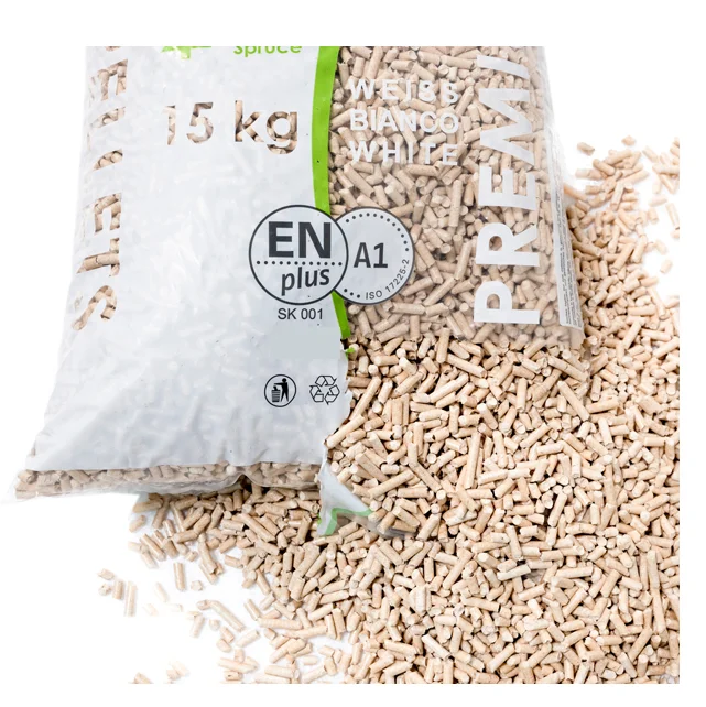 Smrekove pelety ENPLUS A1 PREMIUM wood pellet burning class a1 pine & fir wood pellets 8mm din plus & en pellet Halz pellets