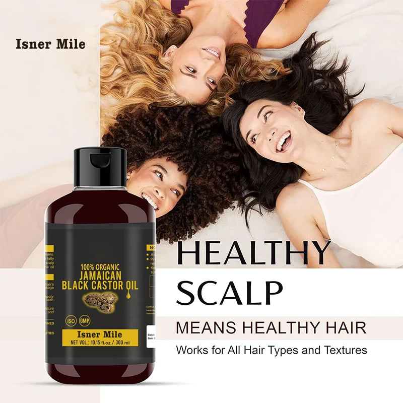 Organic Jamaican Black Castor Oil Traditional Handmade with Typical and Traditional roasted castor beans smell Men