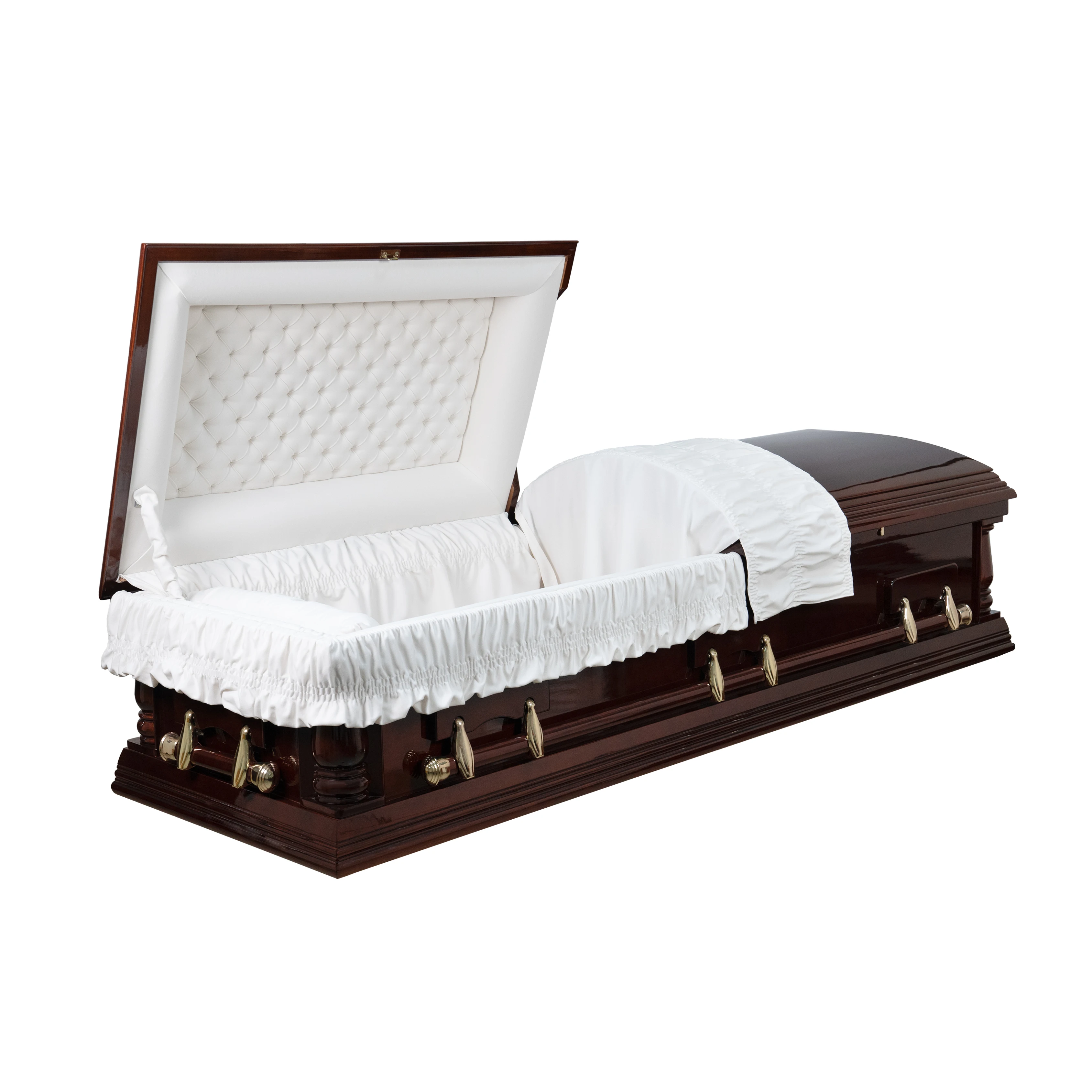 Fast Delivery Coffins And Caskets Solid Wood Casket Coffin Manufacturing OEM ODM Service Casket Supplier Made In Vietnam