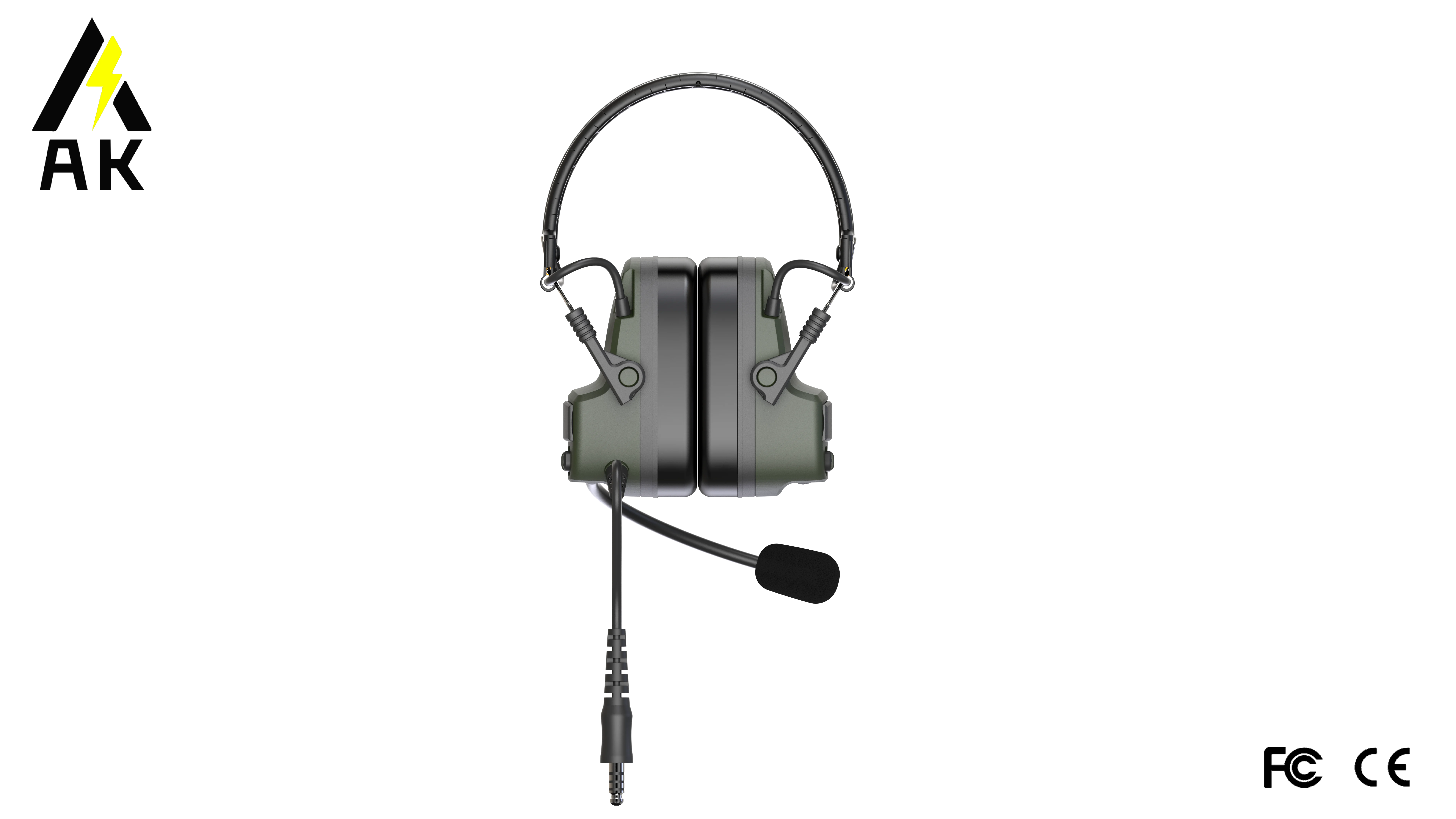Professional New Adjustable Ak 12 Electronic Monitoring Noise Cancelling Protective Earphones With Microphone