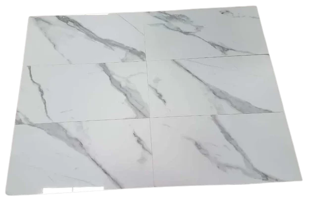 1200X600 Size For Hotel Lobby Floor Decoration Tiles  White Carrara Marble Porcelain Floor Tiles at Low Prices