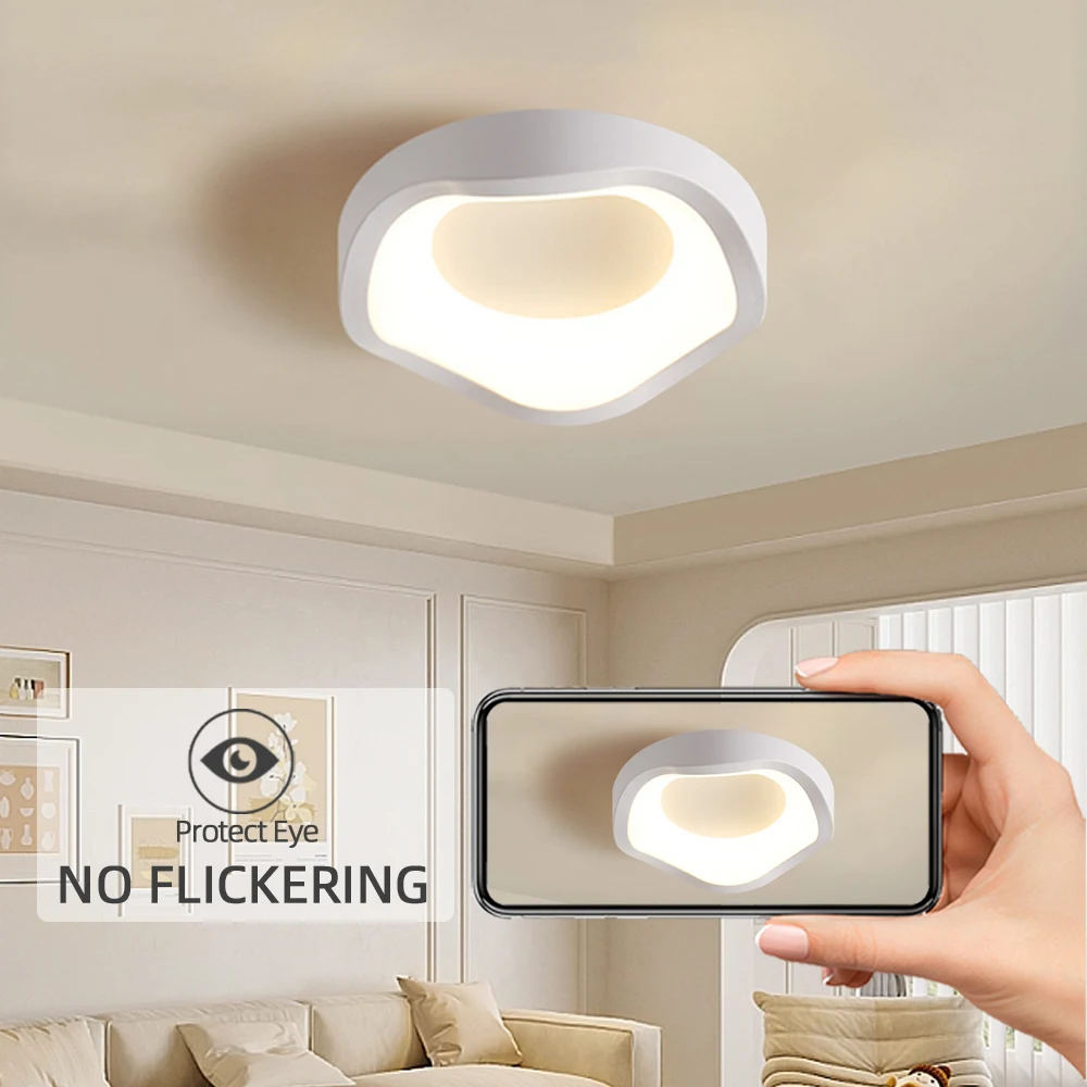 Acrylic simple nordic minimalist cloakroom entry ceiling lamp decorative living room ceiling led light modern led ceiling lights