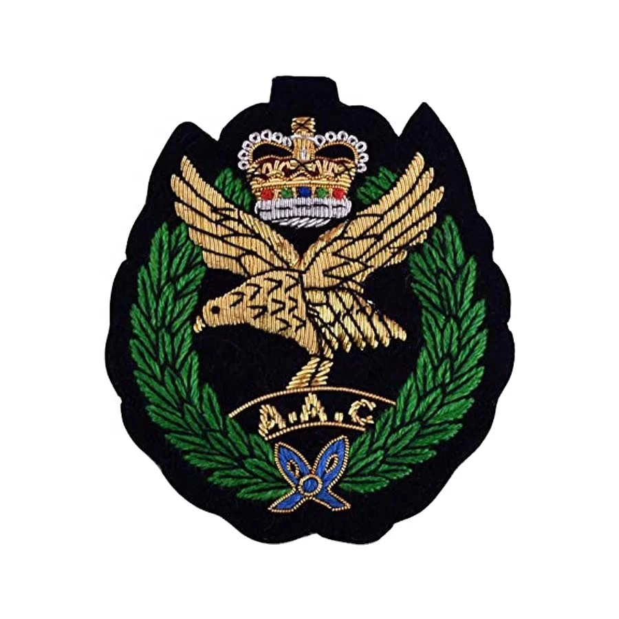 High Quality Wholesale Best Custom Design Embroidery Brooch Handmade Brooches/Insignia