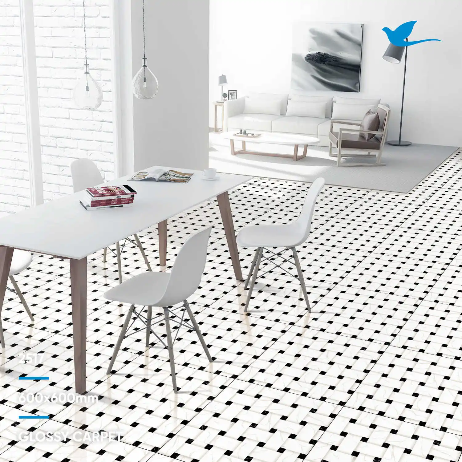 NEW DESIGN  PUZZLE LOOK BLACK AND WHITE SPECIAL PORCELAIN TILES NEW DESIGN MARBLE SHOWER FLOOR TILE FOR RESTAURANT