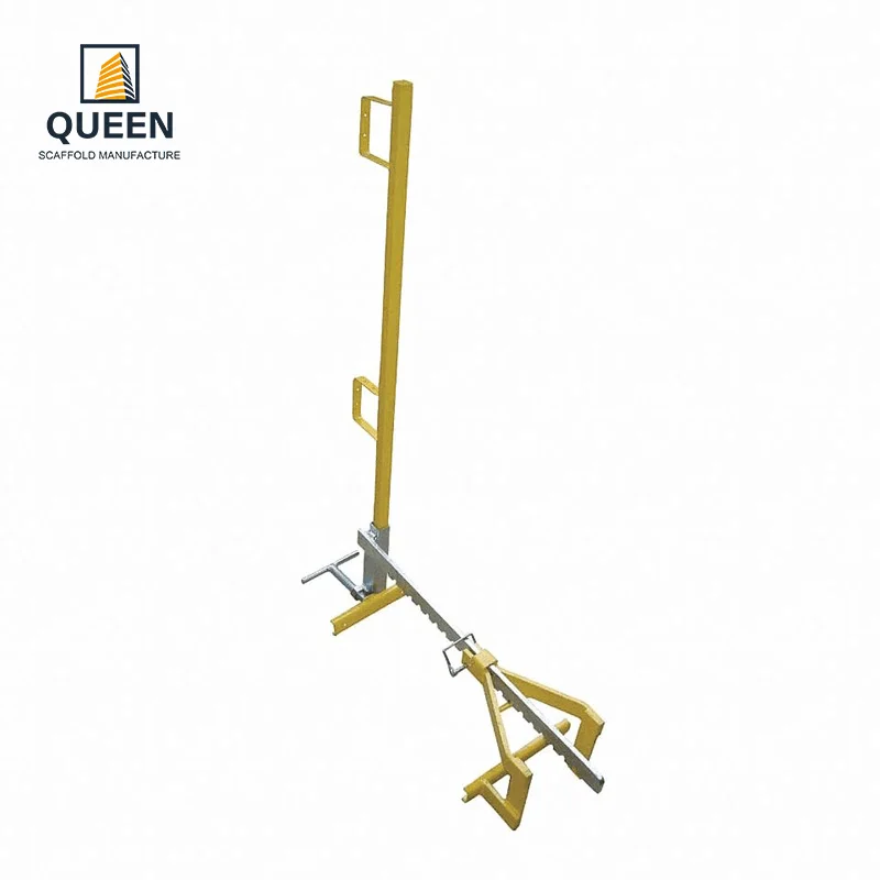 Temporary Guardrails construction fall protection parapet wall guardrail system parapet clamp