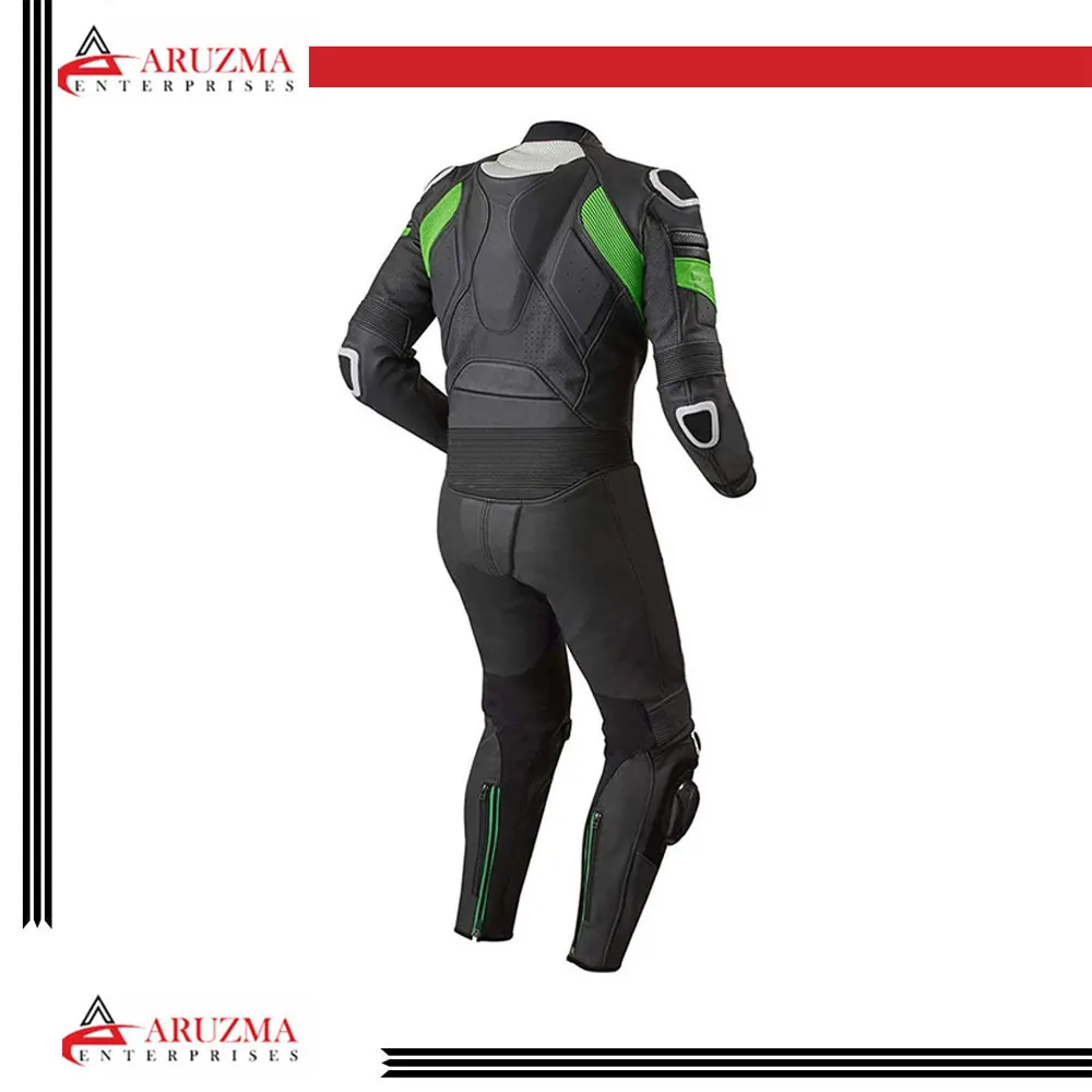 Motorcycle Leather Gear Racing Suit Motorbike Riding Race Suit 1 Piece & 2 Piece Cowhide